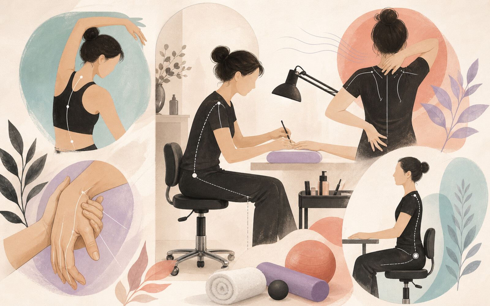 Ergonomsko radno mjesto za zdraviji beauty rad